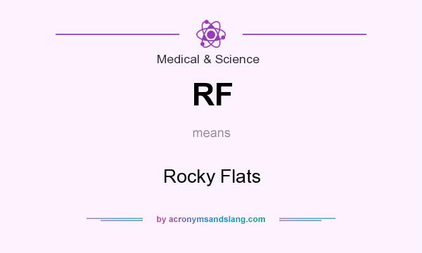 What does RF mean? It stands for Rocky Flats