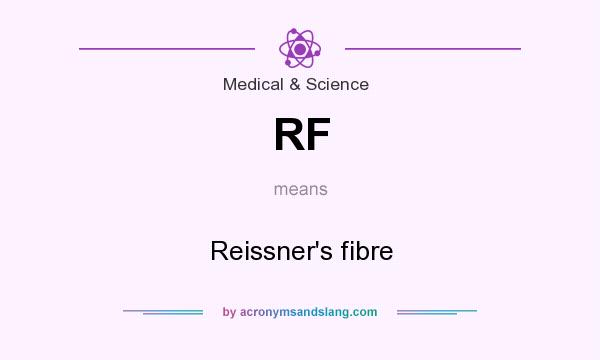 What does RF mean? It stands for Reissner`s fibre