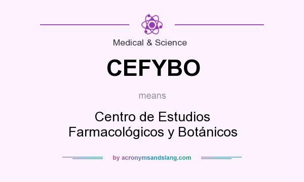 What does CEFYBO mean? It stands for Centro de Estudios Farmacológicos y Botánicos