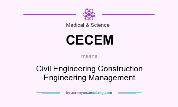 What does CECEM mean? It stands for Civil Engineering Construction Engineering Management