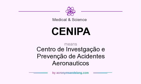 What does CENIPA mean? It stands for Centro de Investgação e Prevenção de Acidentes Aeronauticos