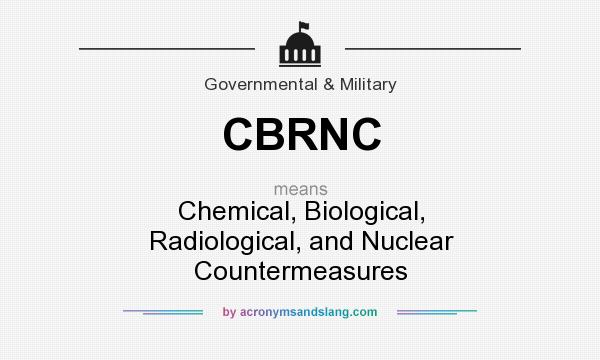 What does CBRNC mean? It stands for Chemical, Biological, Radiological, and Nuclear Countermeasures