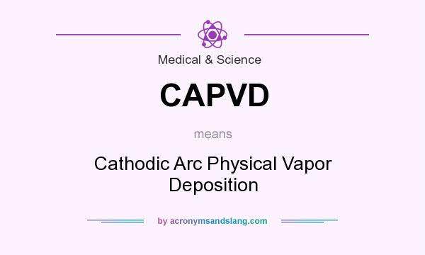 What does CAPVD mean? It stands for Cathodic Arc Physical Vapor Deposition