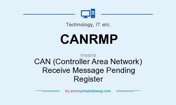 What does CANRMP mean? It stands for CAN (Controller Area Network) Receive Message Pending Register