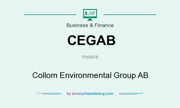 What does CEGAB mean? It stands for Collom Environmental Group AB