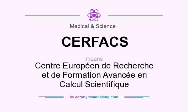 What does CERFACS mean? It stands for Centre Européen de Recherche et de Formation Avancée en Calcul Scientifique