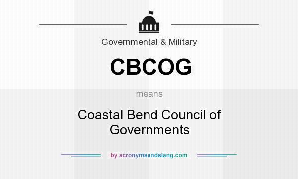 What does CBCOG mean? It stands for Coastal Bend Council of Governments