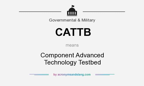 What does CATTB mean? It stands for Component Advanced Technology Testbed