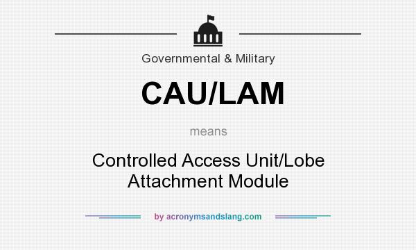 What does CAU/LAM mean? It stands for Controlled Access Unit/Lobe Attachment Module