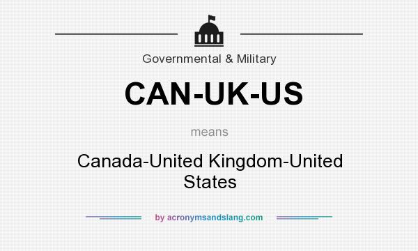 What does CAN-UK-US mean? It stands for Canada-United Kingdom-United States