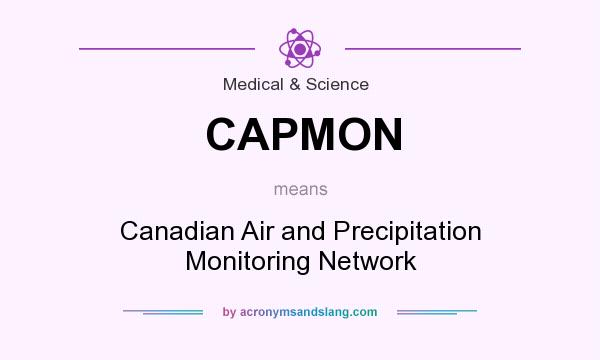 What does CAPMON mean? It stands for Canadian Air and Precipitation Monitoring Network