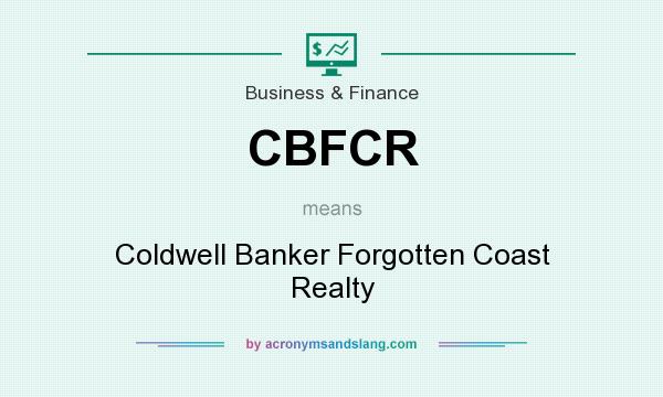 What does CBFCR mean? It stands for Coldwell Banker Forgotten Coast Realty