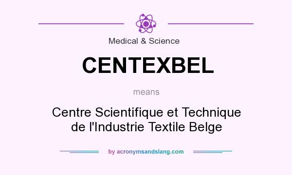 What does CENTEXBEL mean? It stands for Centre Scientifique et Technique de l`Industrie Textile Belge
