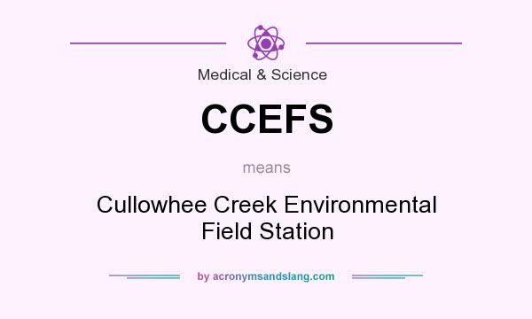 What does CCEFS mean? It stands for Cullowhee Creek Environmental Field Station