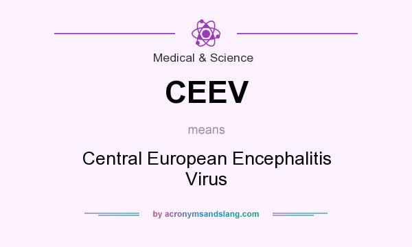 What does CEEV mean? It stands for Central European Encephalitis Virus