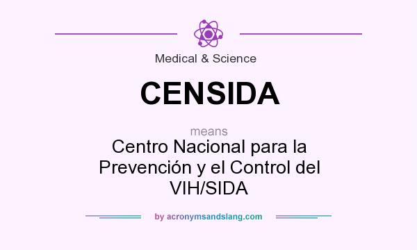 What does CENSIDA mean? It stands for Centro Nacional para la Prevención y el Control del VIH/SIDA