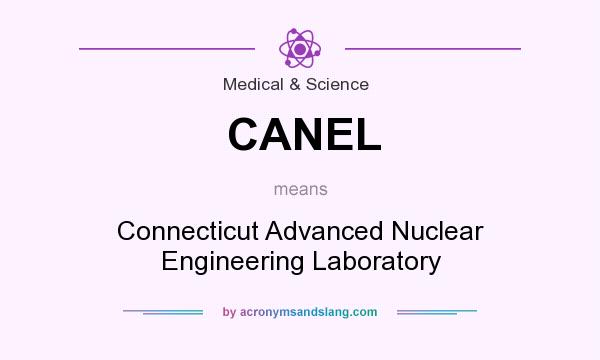 What does CANEL mean? It stands for Connecticut Advanced Nuclear Engineering Laboratory