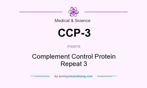 What does CCP-3 mean? It stands for Complement Control Protein Repeat 3