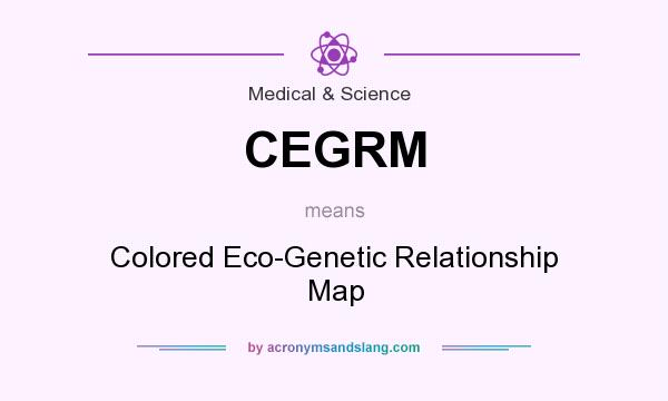 What does CEGRM mean? It stands for Colored Eco-Genetic Relationship Map