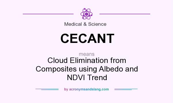 What does CECANT mean? It stands for Cloud Elimination from Composites using Albedo and NDVI Trend