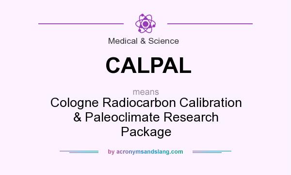 What does CALPAL mean? It stands for Cologne Radiocarbon Calibration & Paleoclimate Research Package