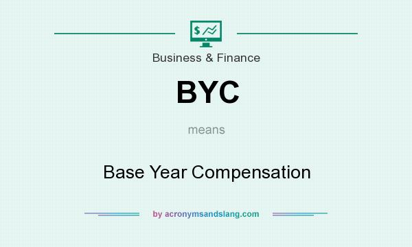 What does BYC mean? It stands for Base Year Compensation