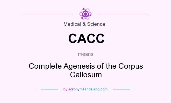 What does CACC mean? It stands for Complete Agenesis of the Corpus Callosum