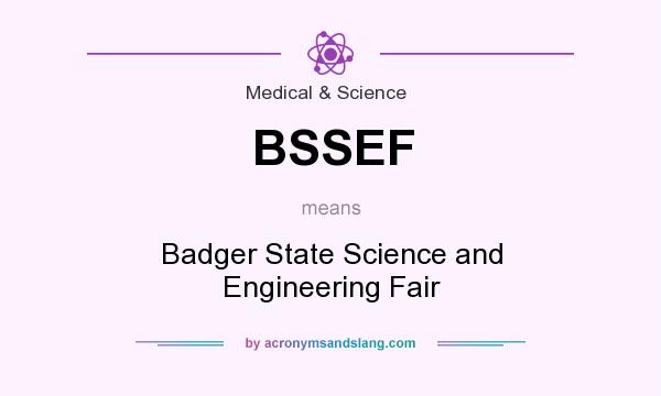 What does BSSEF mean? It stands for Badger State Science and Engineering Fair