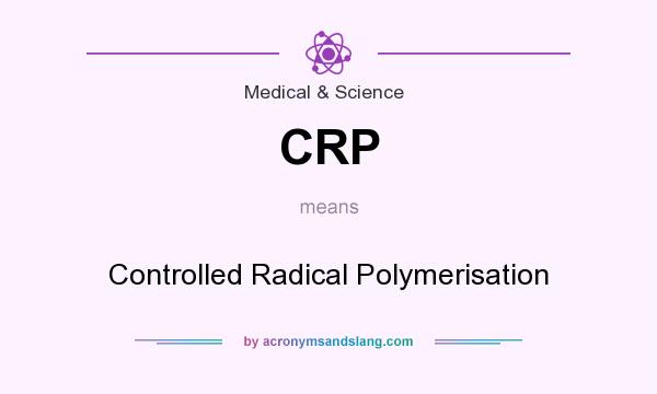 What does CRP mean? It stands for Controlled Radical Polymerisation