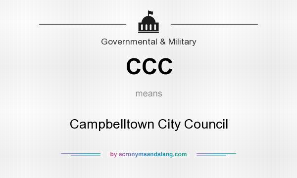 What does CCC mean? It stands for Campbelltown City Council