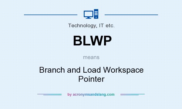 What does BLWP mean? It stands for Branch and Load Workspace Pointer