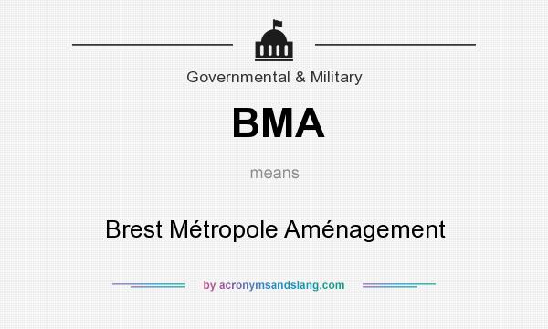 What does BMA mean? It stands for Brest Métropole Aménagement
