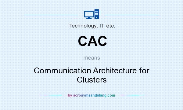 What does CAC mean? It stands for Communication Architecture for Clusters