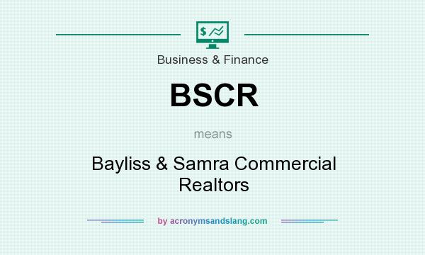 What does BSCR mean? It stands for Bayliss & Samra Commercial Realtors