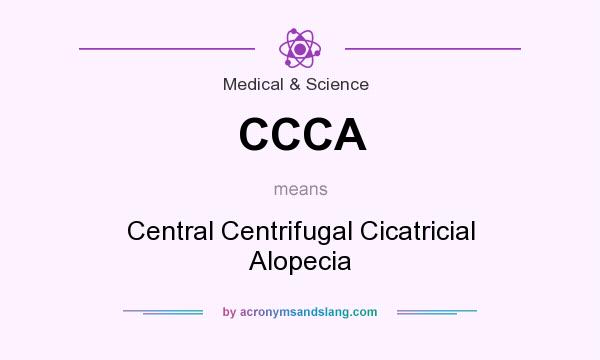 What does CCCA mean? It stands for Central Centrifugal Cicatricial Alopecia