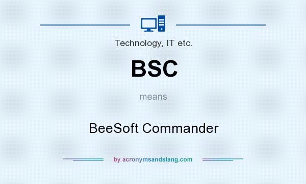 What does BSC mean? It stands for BeeSoft Commander
