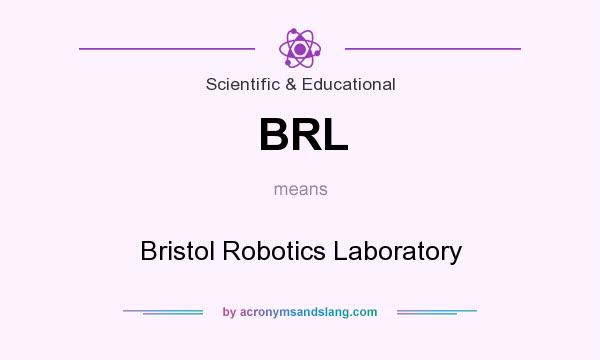 What does BRL mean? It stands for Bristol Robotics Laboratory