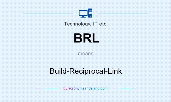 What does BRL mean? It stands for Build-Reciprocal-Link