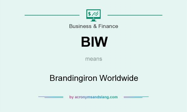 What does BIW mean? It stands for Brandingiron Worldwide