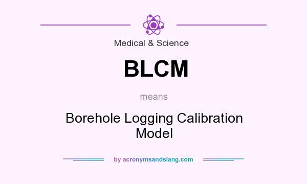 What does BLCM mean? It stands for Borehole Logging Calibration Model