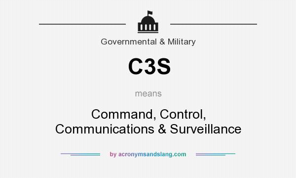 What does C3S mean? It stands for Command, Control, Communications & Surveillance