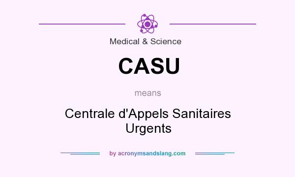 What does CASU mean? It stands for Centrale d`Appels Sanitaires Urgents