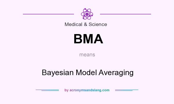 What does BMA mean? It stands for Bayesian Model Averaging