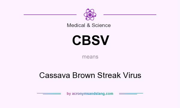 What does CBSV mean? It stands for Cassava Brown Streak Virus