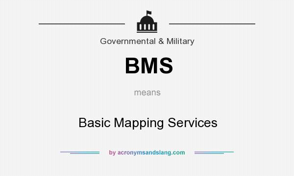 What does BMS mean? It stands for Basic Mapping Services