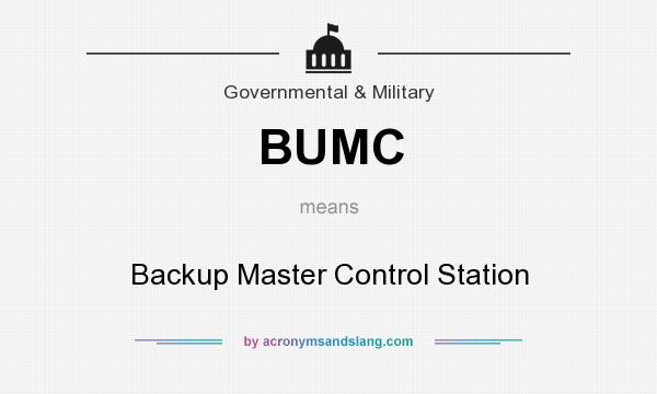 What does BUMC mean? It stands for Backup Master Control Station