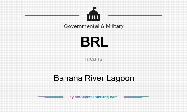 What does BRL mean? It stands for Banana River Lagoon