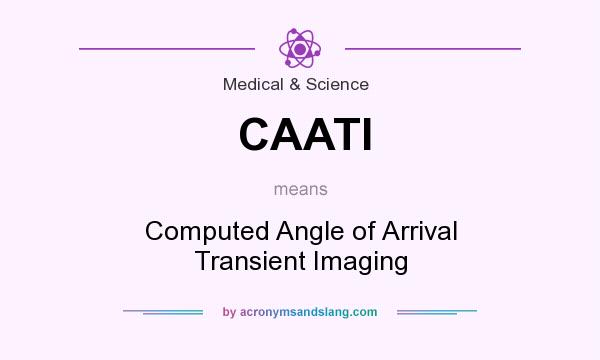 What does CAATI mean? It stands for Computed Angle of Arrival Transient Imaging