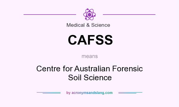 What does CAFSS mean? It stands for Centre for Australian Forensic Soil Science