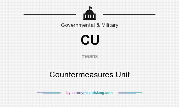 What does CU mean? It stands for Countermeasures Unit